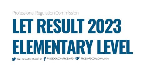 list of let passers 2023 elementary|LET RESULT 2023: Elementary Level Passers .